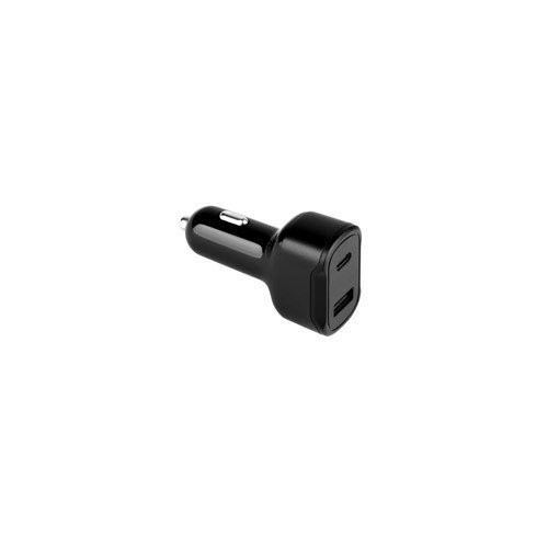 DIRAC. Adapter za upaljač sa USB-A portom 18W i USB-C 20W u 100% rABS