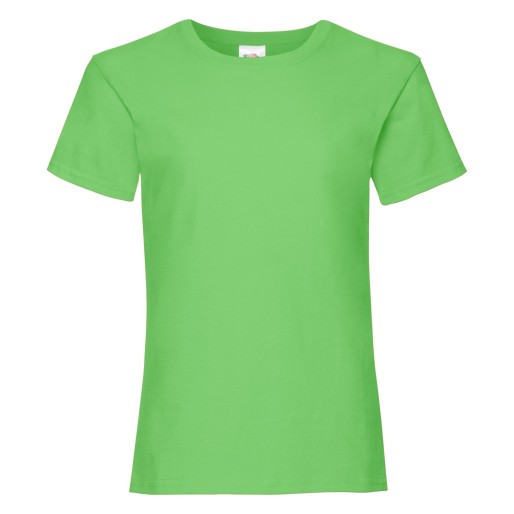 Fruit of the Loom, Valueweigtht Women’s T-Shirt, Lime, 12-13