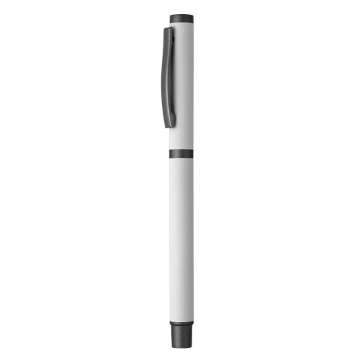 TITANIUM R, metal roller pen, white