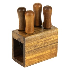 GOUDA, cheese knife set, 4/1, beige