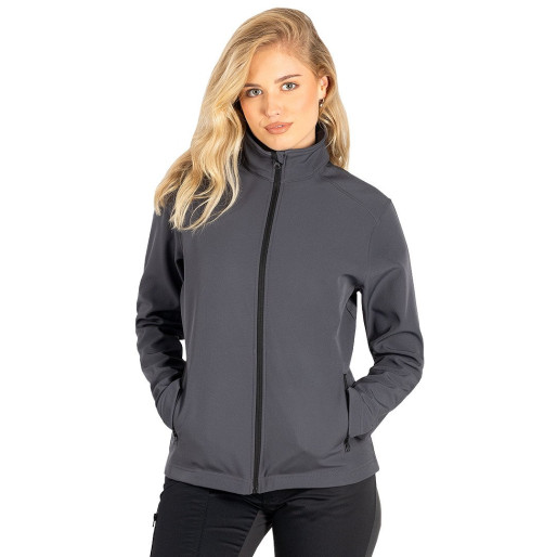 BEST NEO WOMEN, women's softshell jacket, 280 g/m2, dark gray