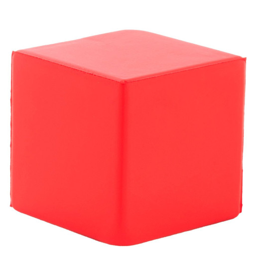 DICE, antistress cube, red