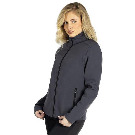BEST NEO WOMEN, women's softshell jacket, 280 g/m2, dark gray