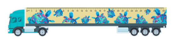 Trucker 30 30 cm ruler, truck