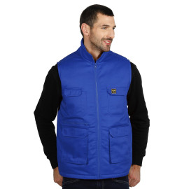 CRAFT VEST II, workwear vest, royal blue