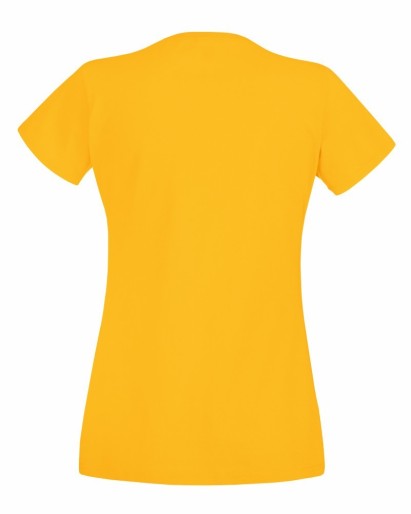 Fruit of the Loom, Valueweight, ženska pamučna majica kratkih rukava, suncokret žuta, L