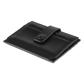 SLIP, genuine leather card holder, 8/1, black