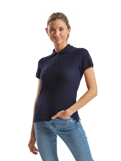 Fruit of the Loom, Ladies Premium Polo, Women's Premium Polo Shirt, Dark Weight, XS