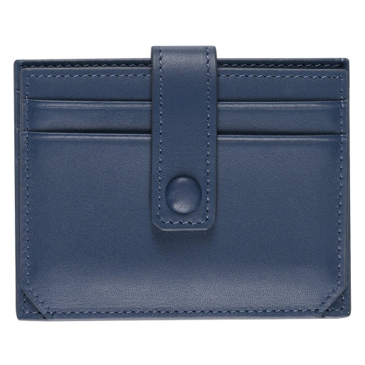 SLIP, genuine leather card holder, 8/1, blue