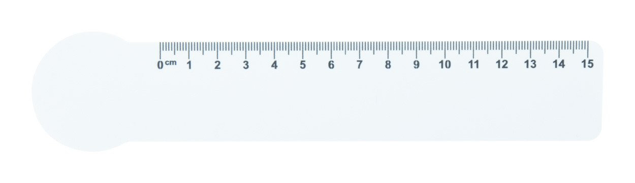 Couler 15 15 cm ruler, circle