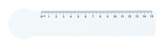 Couler 15 15 cm ruler, circle