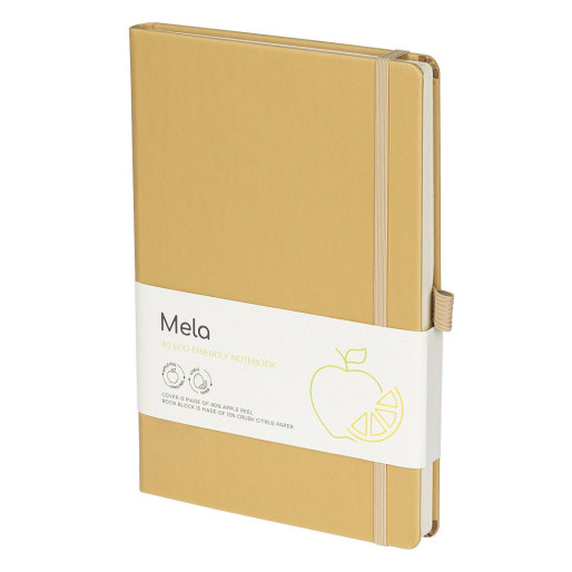 MELA, a5 notebook, beige