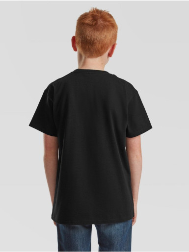 Fruit of the loom, KIDS ICONIC 195 T pamučna majca crna 140 (9-11 godina)
