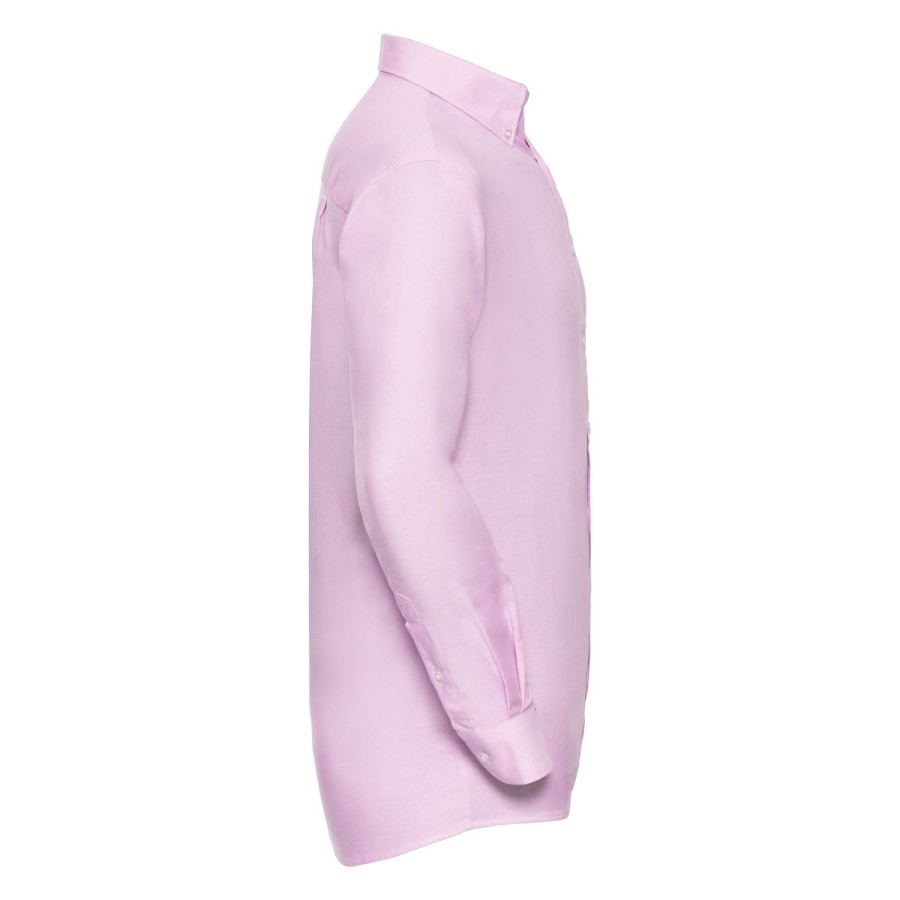 RUSSELL EASY CARE OXFORD men's LS ECare Oxfrd shirt, long sleeve shirt