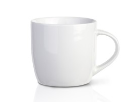 IRIS, šolja, 300 ml, bela