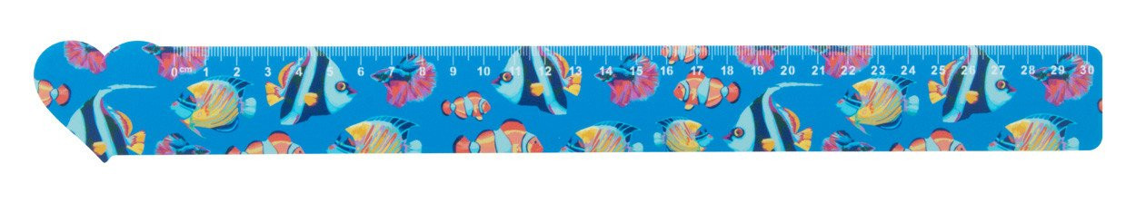 Couler 30 30 cm ruler, heart