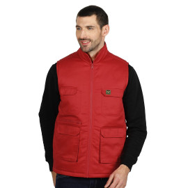 CRAFT VEST II, workwear vest, red