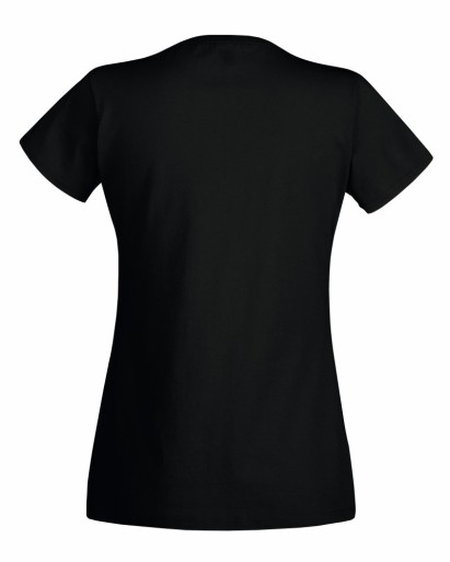 Fruit of the Loom, Valueweight, Women's Cotton Short Sleeve T-shirt, Black, L