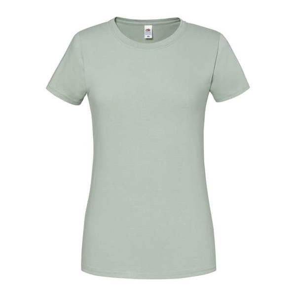Fruit of the Loom, Ladies Iconic Ringspun Premium T, ženska majica kratkih rukava, pastelno zeleno, S