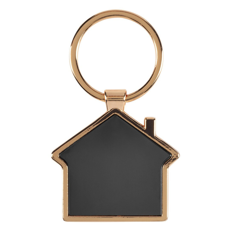 HOUSE ROSE GOLD, privezak za ključeve, roze zlatni