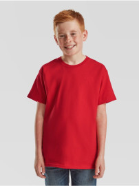 Fruit of the loom, KIDS ICONIC 195 T pamučna majca crvena 128 (7-8 godina)