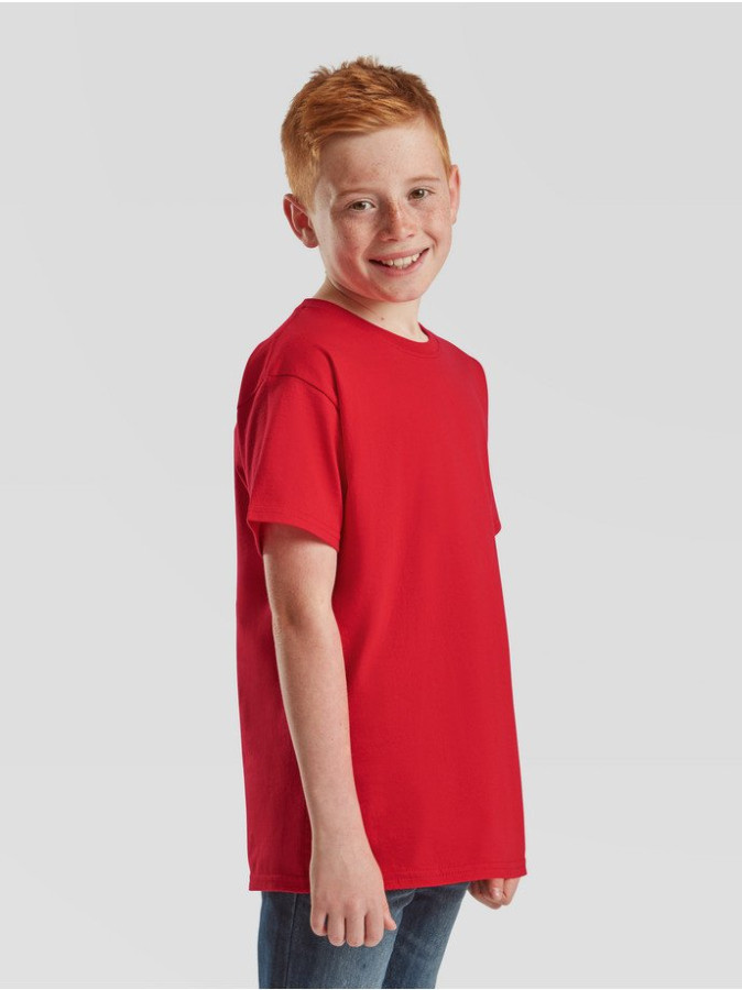Fruit of the loom, KIDS ICONIC 195 T pamučna majca crvena 128 (7-8 godina)