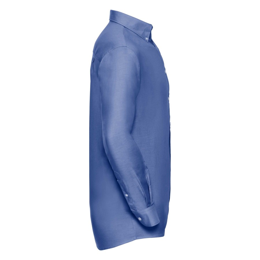 RUSSELL EASY CARE OXFORD men's LS ECare Oxfrd shirt, long sleeve shirt