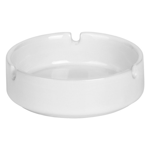 CINDERELLA, stoneware ashtray, white