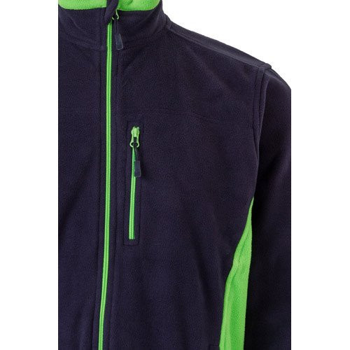 VL GERAS. Two-tone fleece jacket (220g/m²) in polyester (100%)