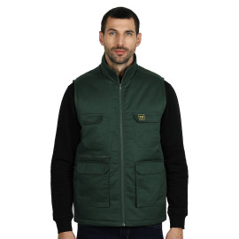 CRAFT VEST II, workwear vest, forest green