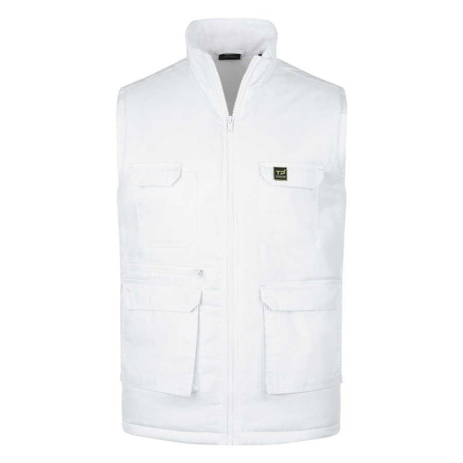 CRAFT VEST II, workwear vest, white