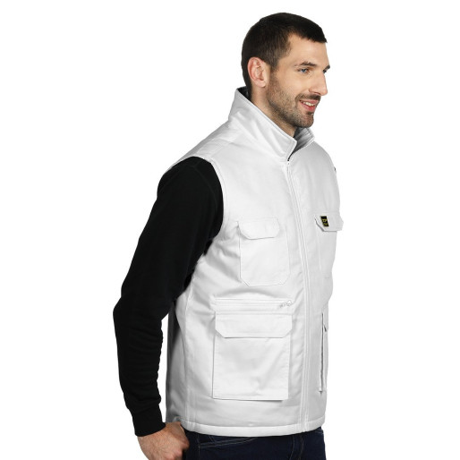 CRAFT VEST II, workwear vest, white