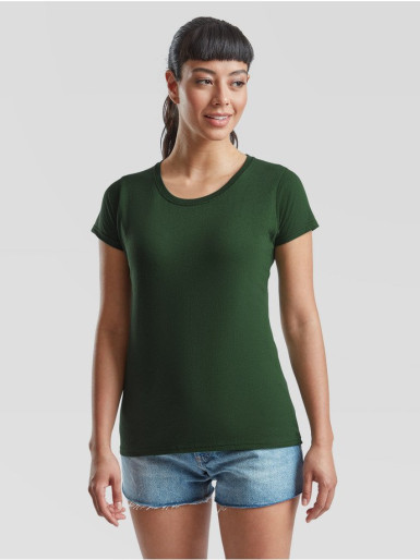 Fruit of the Loom, Valueweight, ženska pamučna majica kratkih rukava, šumska zelena,, XL