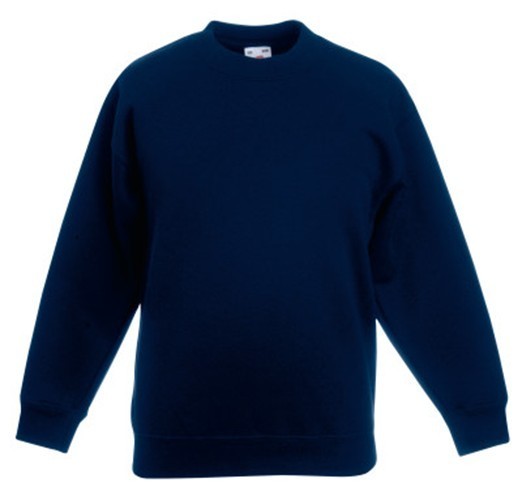 Fruit of the Loom, Kids Premium Set-in Sweat, lagana dečija dukserica, tamno teget, 14-15