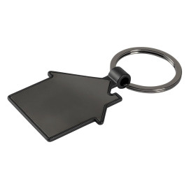 PILLAR HOUSE, metalni privezak za ključeve, tamno metalni