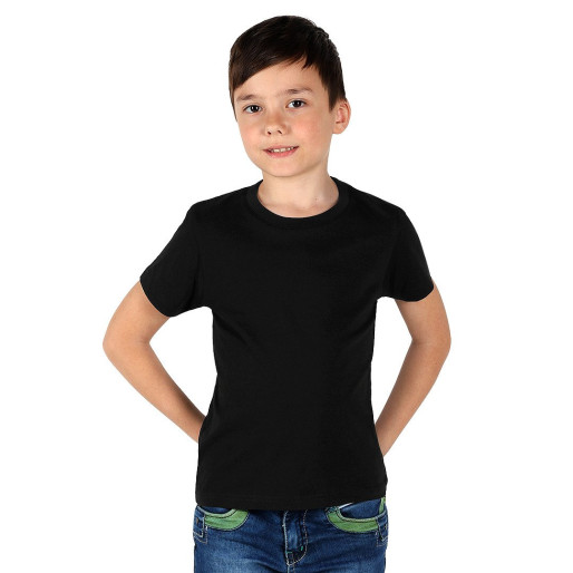 TERRA KID, children's t-shirt made of organic cotton, 150g/m2, black