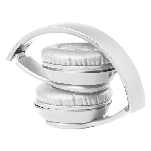 OPUS, foldable bluetooth headphones, white
