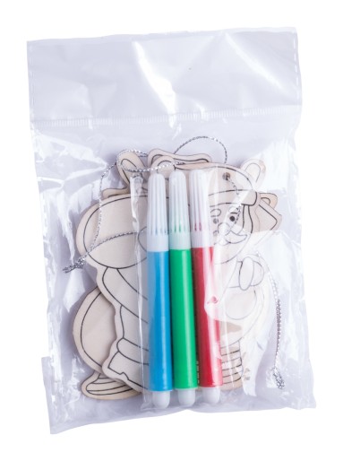 Bancax colouring christmas tree ornament set