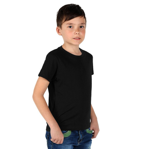TERRA KID, children's t-shirt made of organic cotton, 150g/m2, black