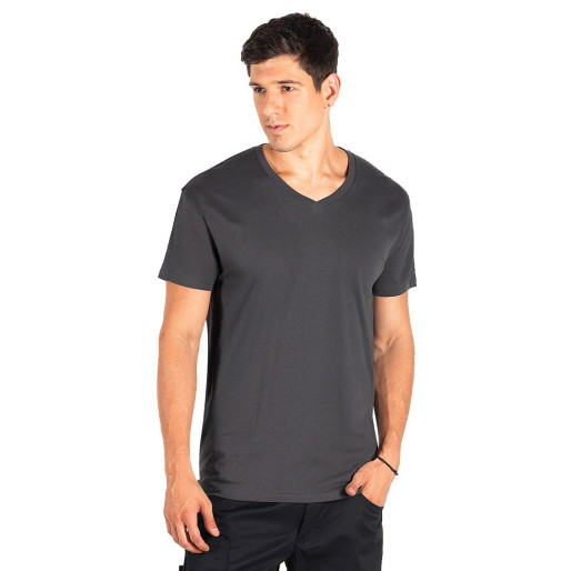 TARGET V MEN, v-neck t-shirt, 160 g/m2, dark gray