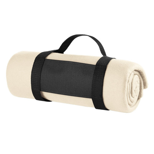 BLANKET ROLL, ćebence od brušenog polara, 180 g/m2, krem-belo