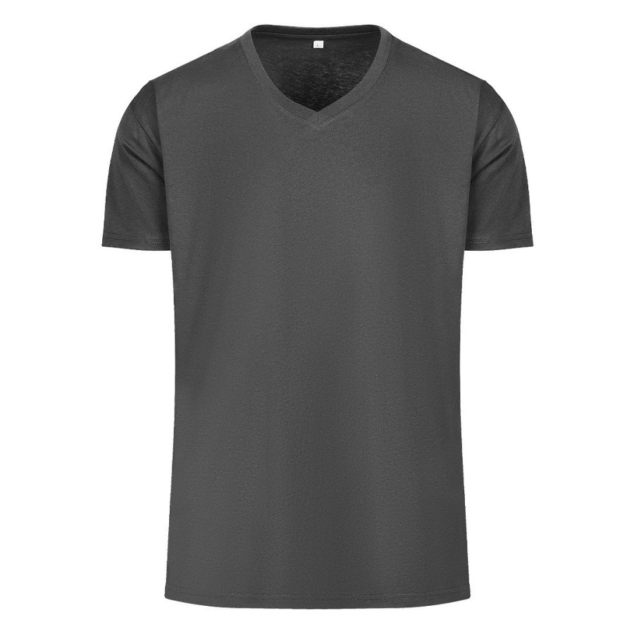 TARGET V MEN, v-neck t-shirt, 160 g/m2, dark gray