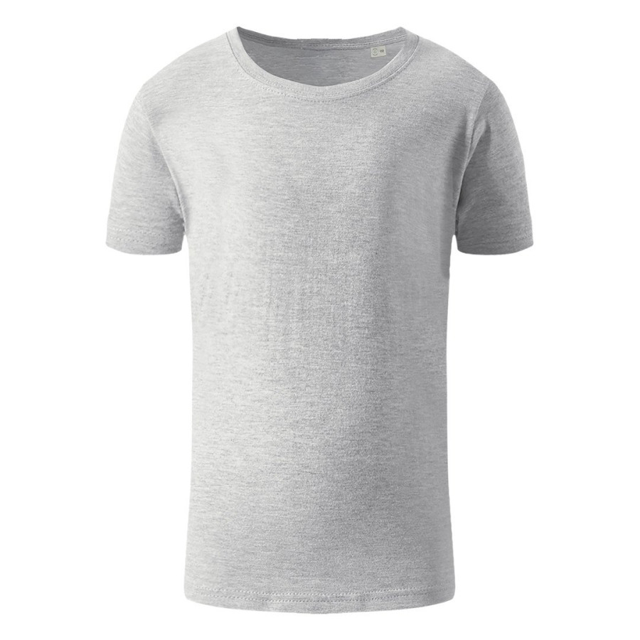 TERRA KID, dečja majica od organskog pamuka, 150g/m2, pepeljasta