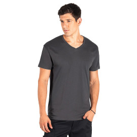 TARGET V MEN, v-neck t-shirt, 160 g/m2, dark gray