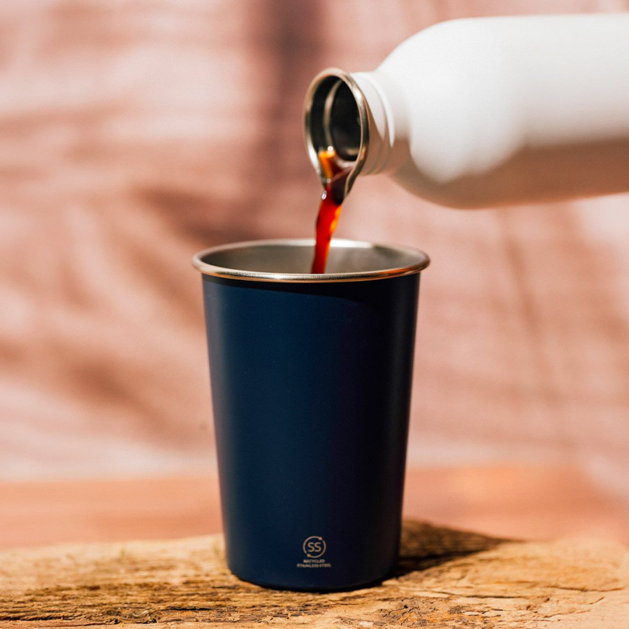 RADLER, metalna čaša, 350 ml, plava