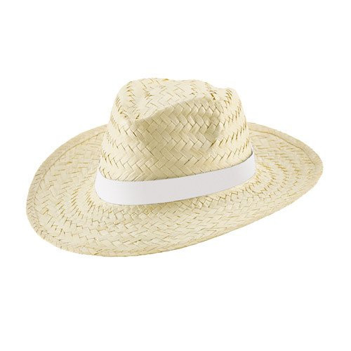 EDWARD RIB. Natural straw hat