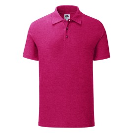 Fruit of The Loom Iconic Polo muška polo majica kratkih rukava pepeljasto crvena, M