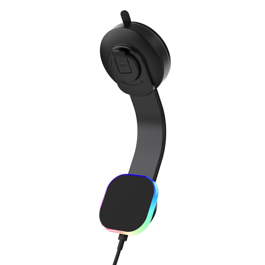 HOOK, car phone holder and wireless charger, 15w, black