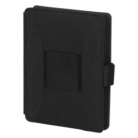 DARWIN, portfolio case with a5 notebook and power bank 4000 mah, black