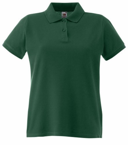 Fruit of the Loom, Ladies Premium Polo, ženska premium polo majica,  šumsko zelena, L